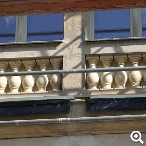 Neu erstellte Balustraden